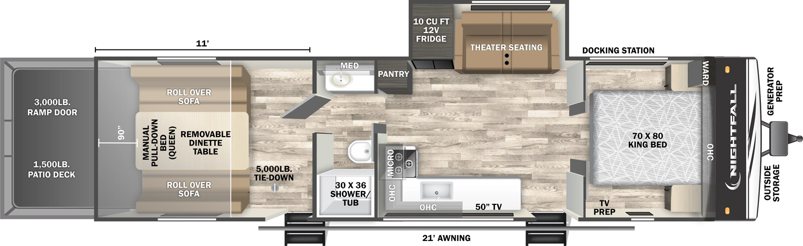 Nightfall 29N Floorplan